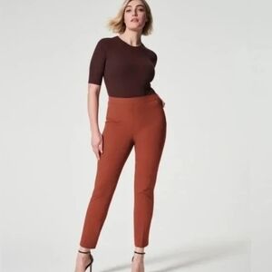 Spanx On The Go Ankle Slim Straight Pants, Size Medium